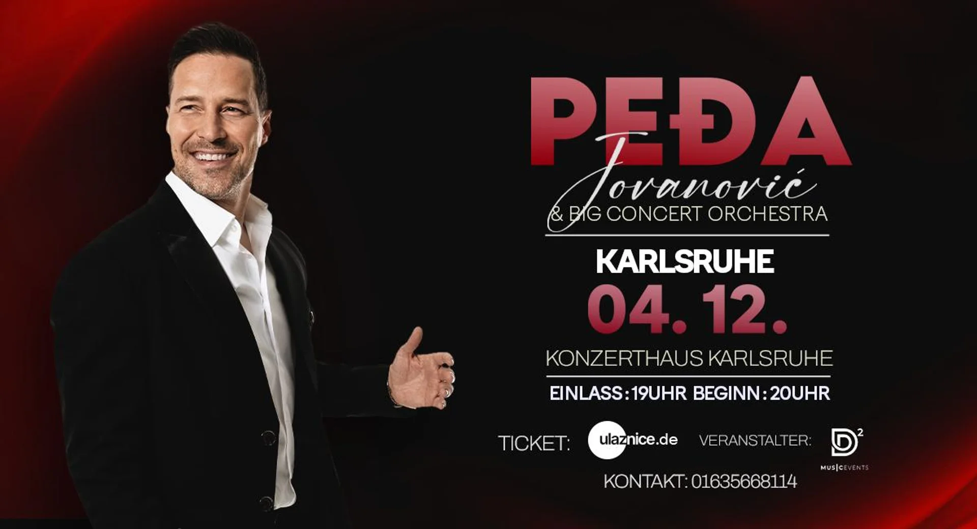 Peđa Jovanović & Big Concert Orchestra - Karlsruhe